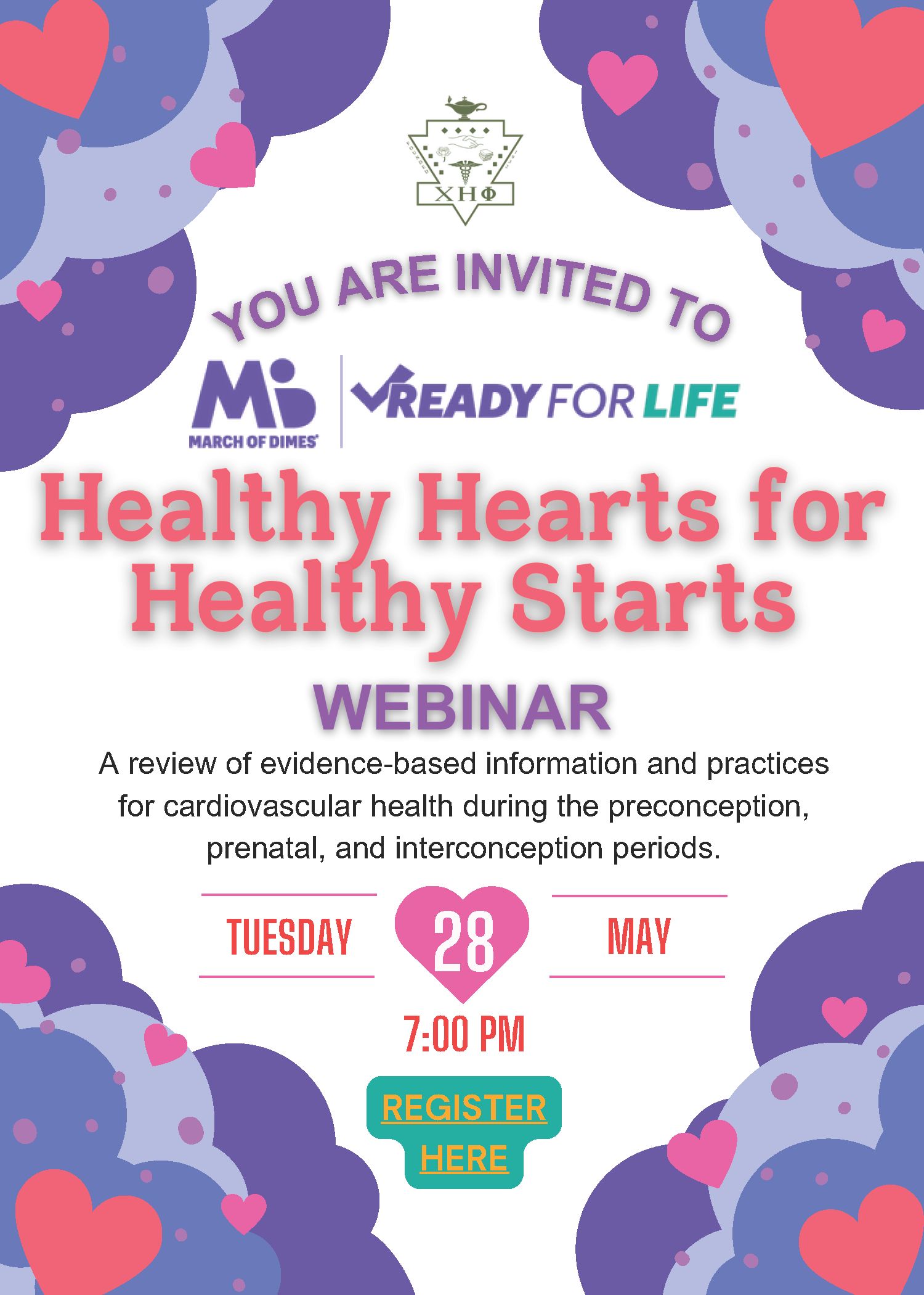 “Healthy Hearts for Healthy Starts” with The March of Dimes